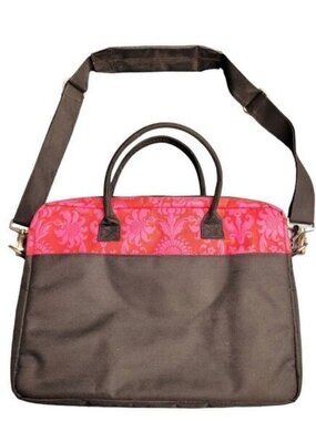 Jacqueline Savage McFee Jack!e Floral Cushioned Laptop Tablet Briefcase Bag
